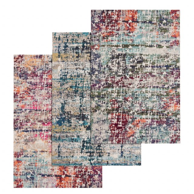 rug set 192 3D Model .c4d .max .obj .3ds .fbx .stl .blend 