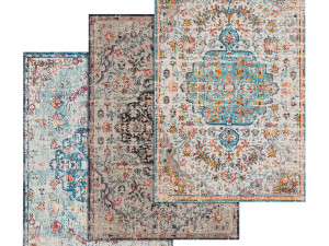 rug set 195 Modello 3D