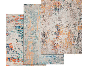 rug set 196 Modello 3D