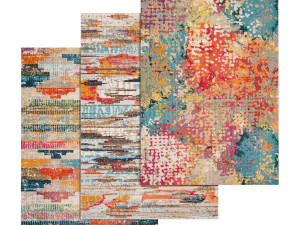 rug set 198 Modello 3D