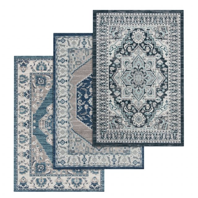 rug set 203 3D Model .c4d .max .obj .3ds .fbx .stl .blend 