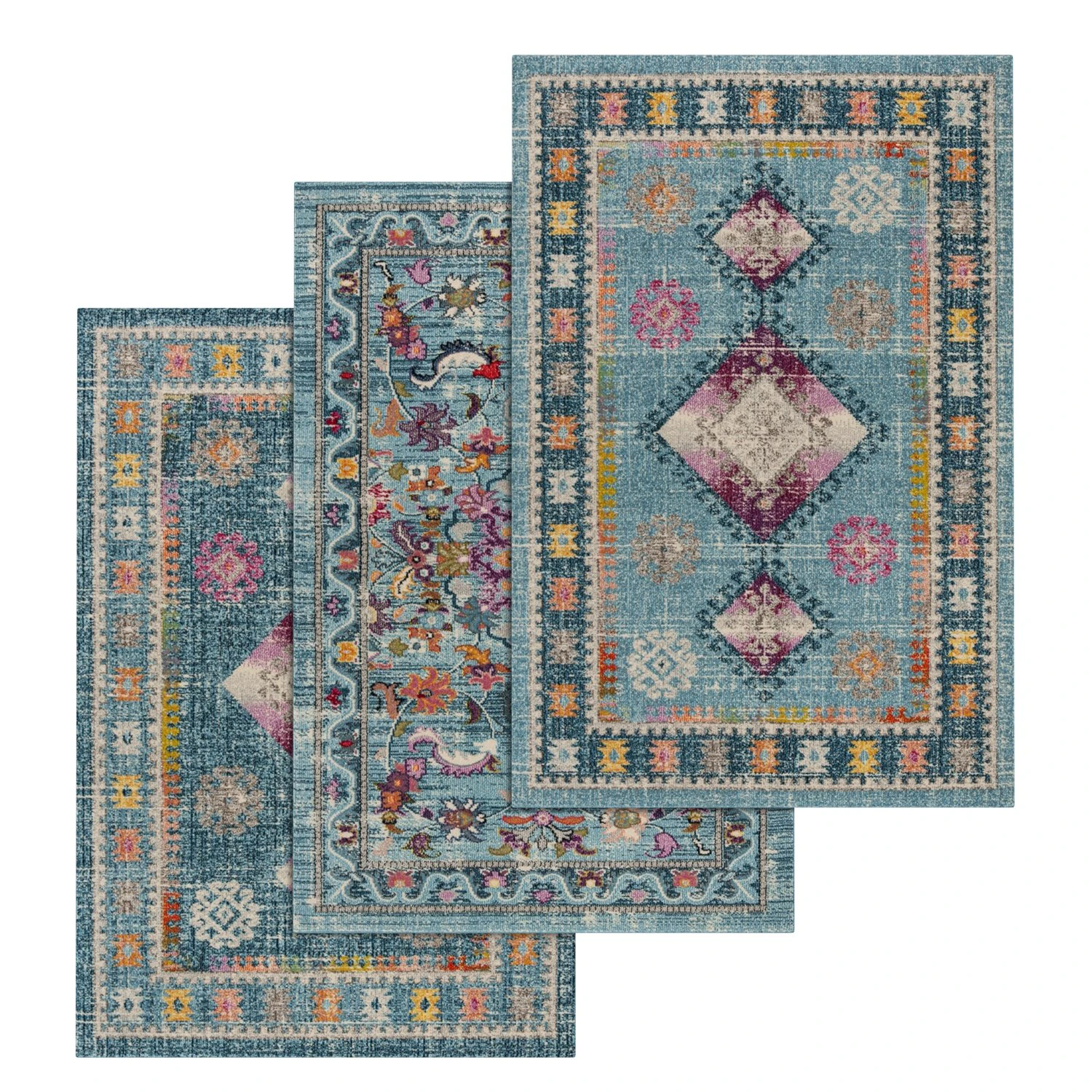 rug set 205 3D Model .c4d .max .obj .3ds .fbx .stl .blend