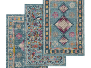 rug set 205 3Dモデル