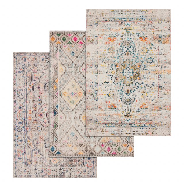 rug set 209 3D Model .c4d .max .obj .3ds .fbx .stl .blend 