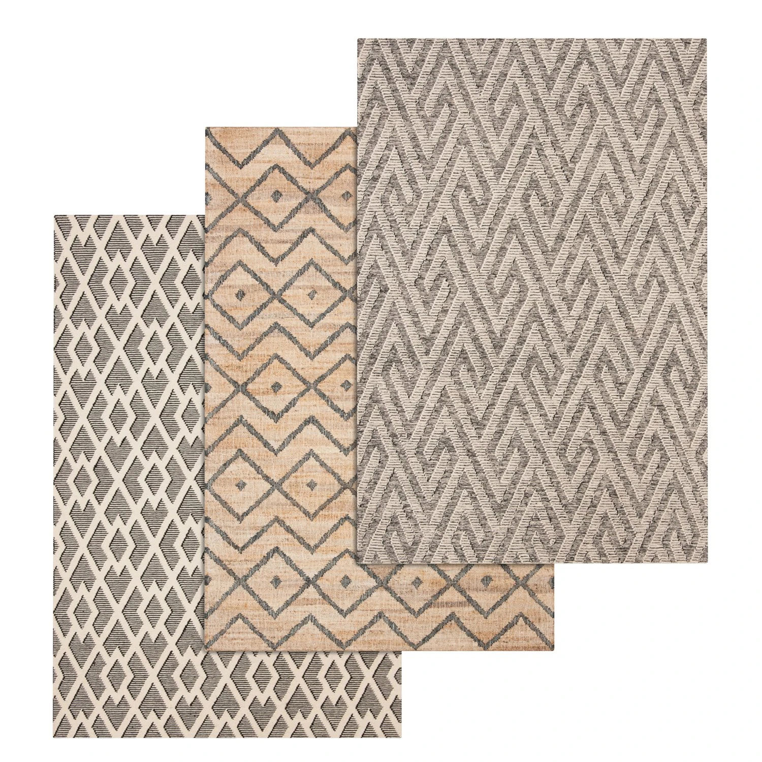rug set 210 3D Model .c4d .max .obj .3ds .fbx .stl .blend 