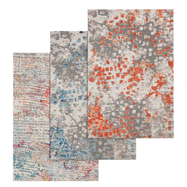 rug set 213 3D Модель .c4d .max .obj .3ds .fbx .stl .blend 