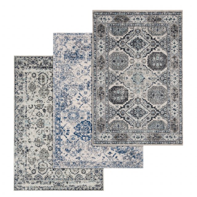 rug set 218 3D Model .c4d .max .obj .3ds .fbx .stl .blend 