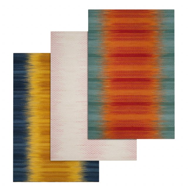 rug set 223 3D Модель .c4d .max .obj .3ds .fbx .stl .blend 