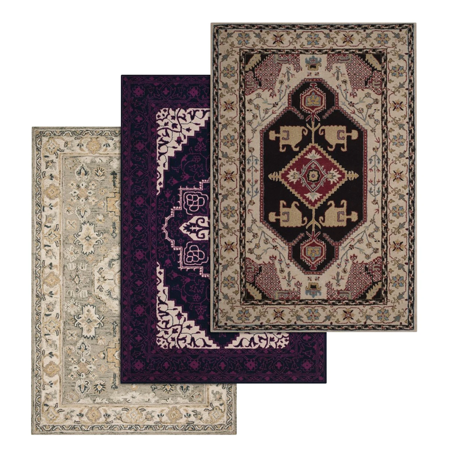 rug set 224 3D Model .c4d .max .obj .3ds .fbx .stl .blend 
