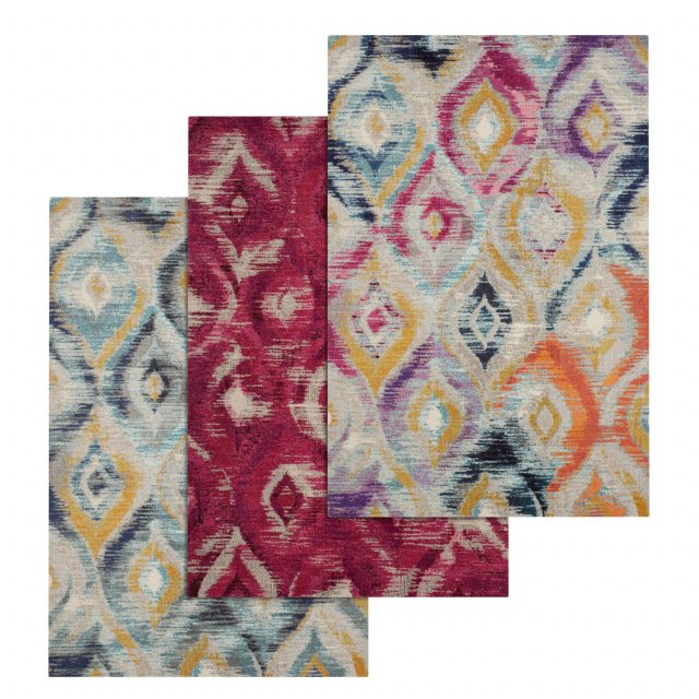 rug set 226 3D Model .c4d .max .obj .3ds .fbx .stl .blend 
