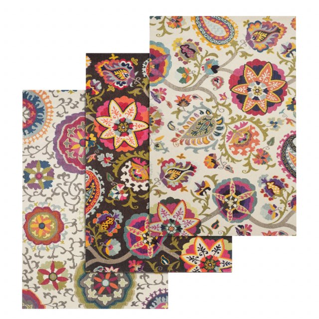 rug set 230 3D Model .c4d .max .obj .3ds .fbx .stl .blend 