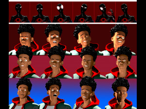 Miles Morales collection ragged morphed animated 3D Model