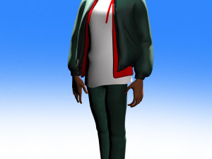 Miles Morales collection ragged morphed animated 3D Model