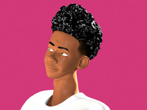 Miles Morales collection ragged morphed animated 3D Model