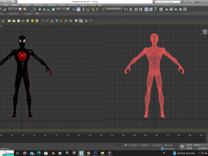 Miles Morales collection ragged morphed animated 3D Model