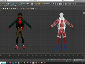 Miles Morales collection ragged morphed animated 3D Model