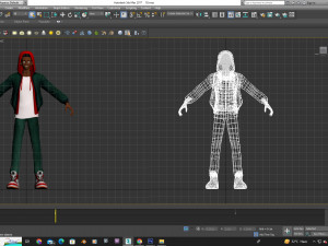 Miles Morales collection ragged morphed animated 3D Model