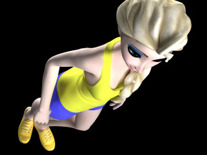 Elsa sport Model Cetak 3D