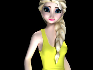 Elsa sport 3D Print Model