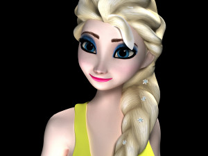 Elsa sport Model Cetak 3D