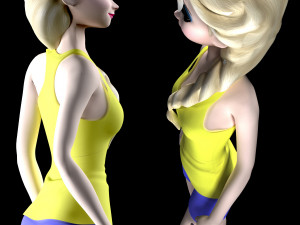 Elsa sport Model Cetak 3D