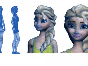 Elsa sport 3D Print Model