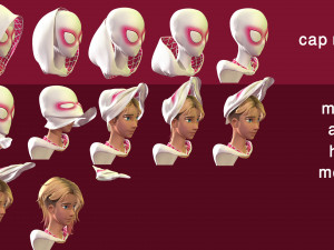 Gwen Stacy full package 3D Model