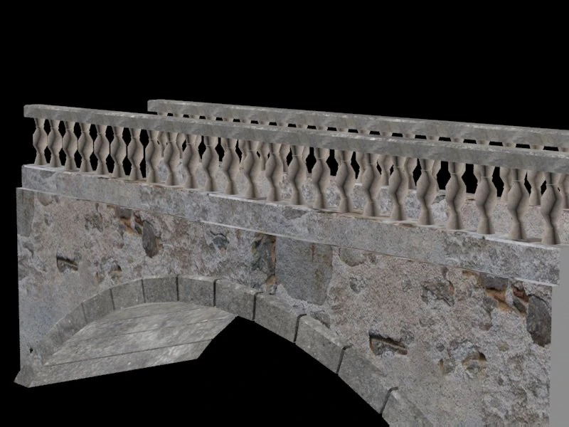 puente Modelo 3D .c4d .max .obj .3ds .fbx .stl .blend 