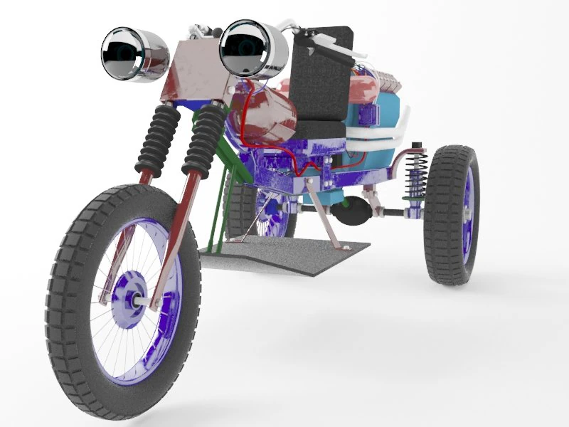 bike 3D Model .c4d .max .obj .3ds .fbx .stl .blend 