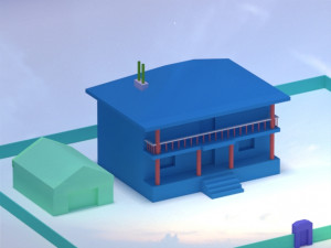 set city Modelo 3D