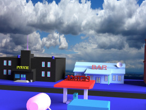 green town 3D Model