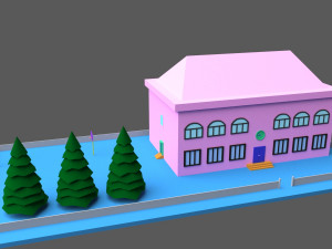 green town 3D Model