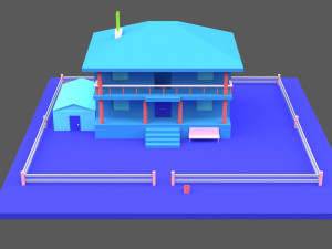 green town 3D Model