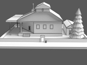 green town 3D Model