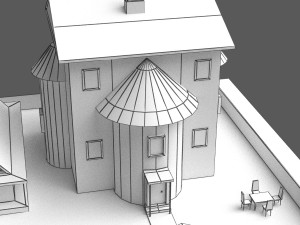 green town 3D Model