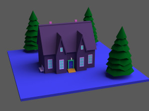 green town 3D Model