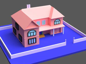 green town 3D Model