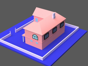 green town 3D Model