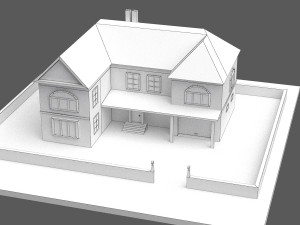 green town 3D Model