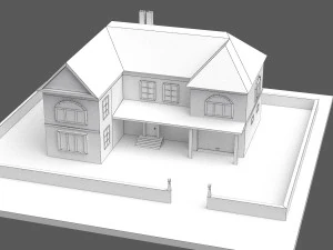 green town 3D Model