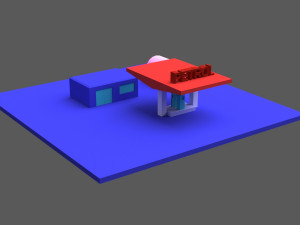 green town 3D Model