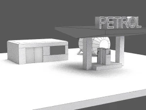 green town 3D Model