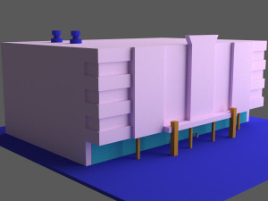 green town 3D Model