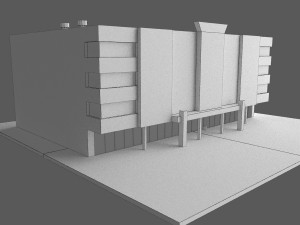 green town 3D Model