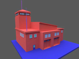 green town 3D Model