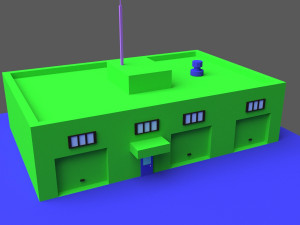 green town 3D Model