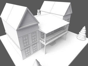 green town 3D Model