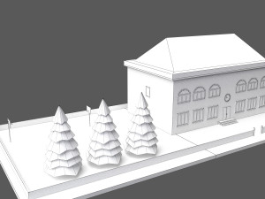 green town 3D Model
