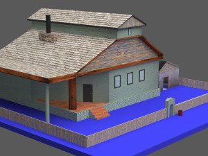 house low poly 3D Model
