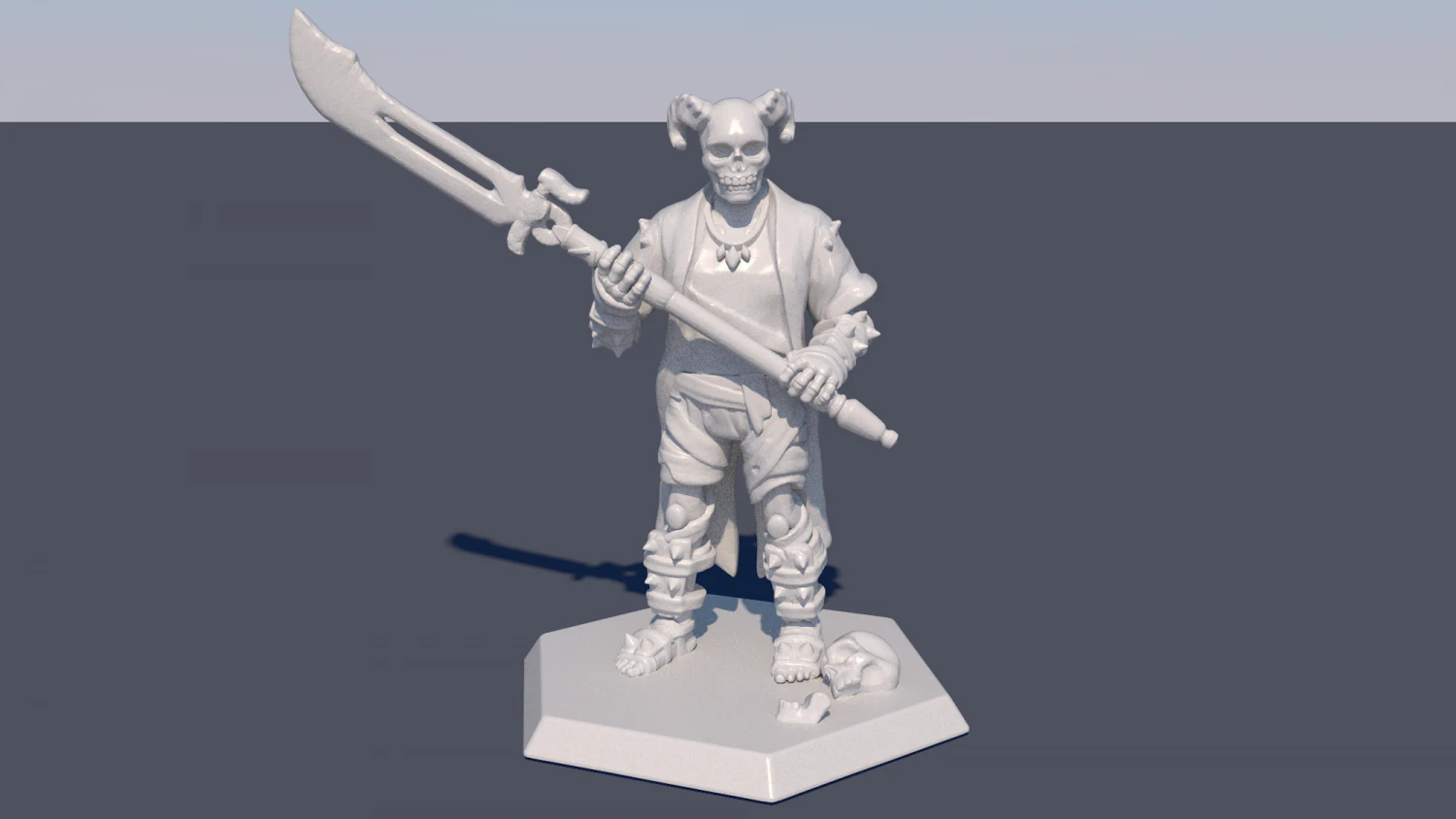 skeleton 3D Print Model .c4d .max .obj .3ds .fbx .stl .blend 